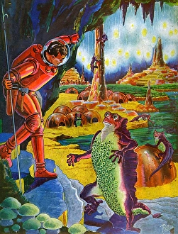 Inhabitants Collection: Imaginary inhabitants of the planet Neptune