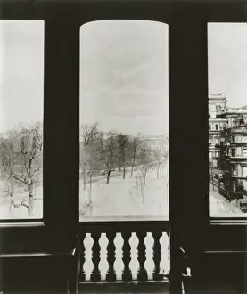 Imeche Prints: IMechE: view from library window of Delshay Street