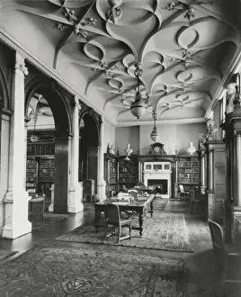 Imeche Prints: IMechE: view of north block of library ceiling