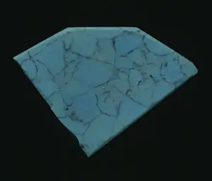 Phosphate Mineral Prints: Imitation turquoise