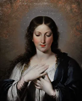Rafael Prints: Immaculate Conception, ca. 1828, by Rafael Tegeo (1798-1856)