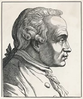 Philosopher Gallery: Immanuel Kant (Line)