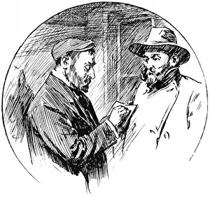 Immigrant Prints: Immigrant arriving at the Jewish Shelter, London, 1904