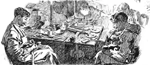 Immigrant Prints: Immigrant Bootmakers at Work, London, 1904