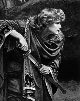 Shakespearian Prints: Imogen, by H G Schmalz