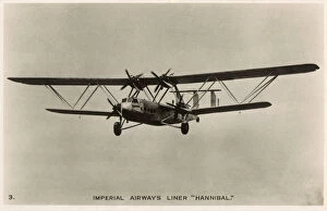 Hannibal Collection: Imperial Airways Airliner Hannibal - passenger aircraft