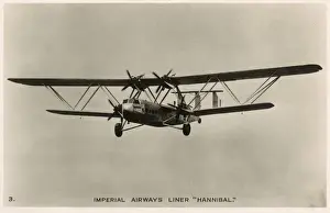Prop Prints: Imperial Airways Airliner Hannibal - passenger aircraft