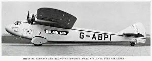 Images Dated 6th March 2020: Imperial Airways Armstrong-Whitworth AW15 Atalanta plane