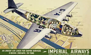 Air Line Gallery: Imperial Airways cut-away