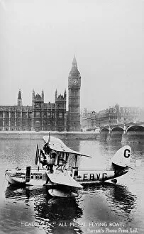 Airway Gallery: Imperial Airways flying boat Calcutta, London