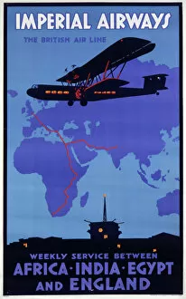 Aviation Posters Gallery: Imperial Airways poster