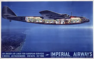 Aviation Posters Gallery: Imperial Airways poster