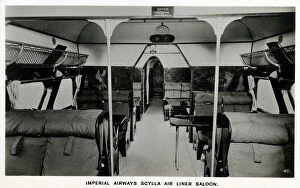 Airliner Collection: Imperial Airways Scylla Air Liner Saloon
