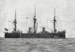 Deutschland Prints: Imperial German Navy battleship Kaiser class SMS Deutschland