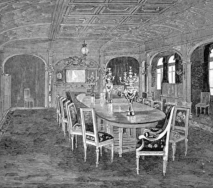 Seasickness Prints: The Imperial Saloon, SY Livadia, 1880