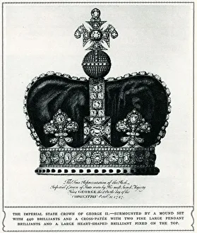 Jewels Gallery: Imperial State Crown of George II, was crowned 1727