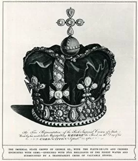 1761 Gallery: Imperial State Crown of George III, was crowned 1761
