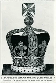 Monarchy Collection: Imperial State Crown that George IV, was crowned 1821