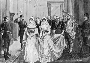 The Imperial wedding at St. Petersburg