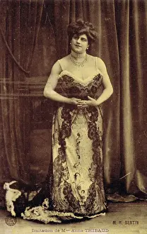 Impersonator Prints: Impersonator M. R. Bertin in an imitation of Mme Anna Thibaud