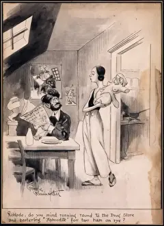 Bartering Prints: Impoverished artists by Bruce Bairnsfather