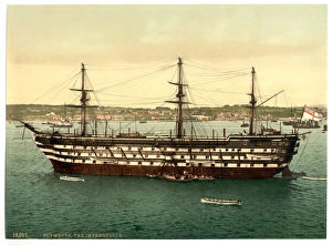 Images Dated 8th May 2012: The Impregnable training ship, Plymouth, England The Impregn