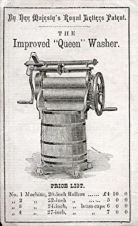 Improved Prints: The Improved Queen Washer - publicity leaflet