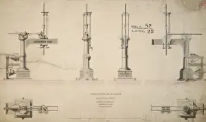 Bridgewater Prints: Improved radial drilling machine