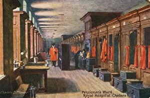 Pensioners Gallery: In-Pensioners Long Ward - Royal Hospital, Chelsea