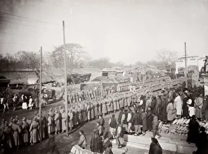 Inauguration Ketteler memorial palou, Peking, Beijing, China 1903