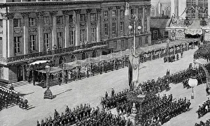19 Century Prints: Inauguration of the reign of Wilhelmina of the Netherlands