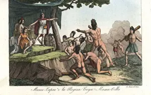 Manners Prints: Inca Emperor Manco-Capac and Queen Coya Mama-Ocllo