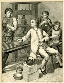 Spoon Prints: An Incident in the Life of Benjamin Franklin