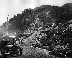 Incline Prints: Incline railway, Denniston, New Zealand