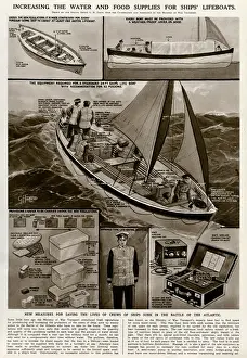Measures Prints: Increasing supplies for lifeboats by G. H. Davis