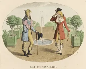 Defiance Prints: Two Incroyables, 1795