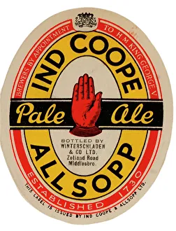 Scroll Prints: Ind Coope Allsopp Pale Ale (Scroll)