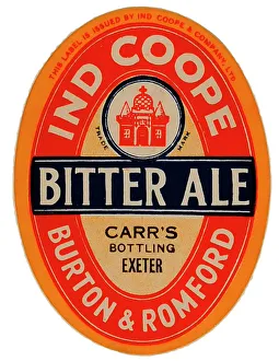 Bitter Prints: Ind Coope Bitter Ale (Red label)