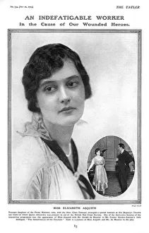 An indefatigable war worker, Elizabeth Asquith An indefatigable war worker, Elizabeth Asquith