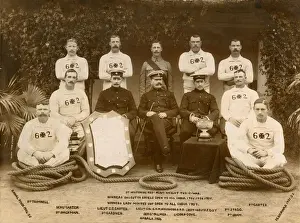 Calcutta Prints: India - 1st Wiltshire Regiment Heavyweight Tug of War Team