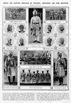 Singh Prints: India on active service during World War I