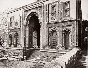 Idian Prints: India - Ala-ud-Dins Gateway. Doorway, Kutub Minar