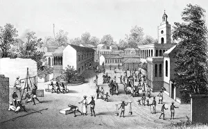 Images Dated 22nd March 2011: India / Bombay Street 1840