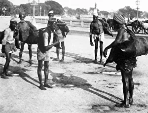 India - Calcutta water carriers early 1900s