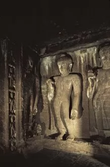 Ajanta Gallery: India. Caves of Ajanta. Buddha