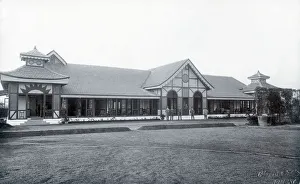 Images Dated 30th October 2019: India - Clubhouse or Pavilion for a Country / Cricket Club