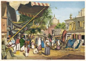 Sun Shade Prints: India / Delhi Street 1857