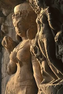 Hinduism Collection: INDIA. Ellora. Ellora Caves. Ellora. Cave 21. Hindu