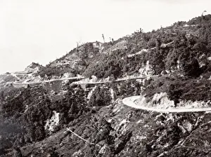 Descent Prints: India - Ghoom station to Darjeeling, railway track