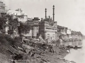 Bourne Prints: India - Great Mosque of Aurangzeb Benares Varanasi